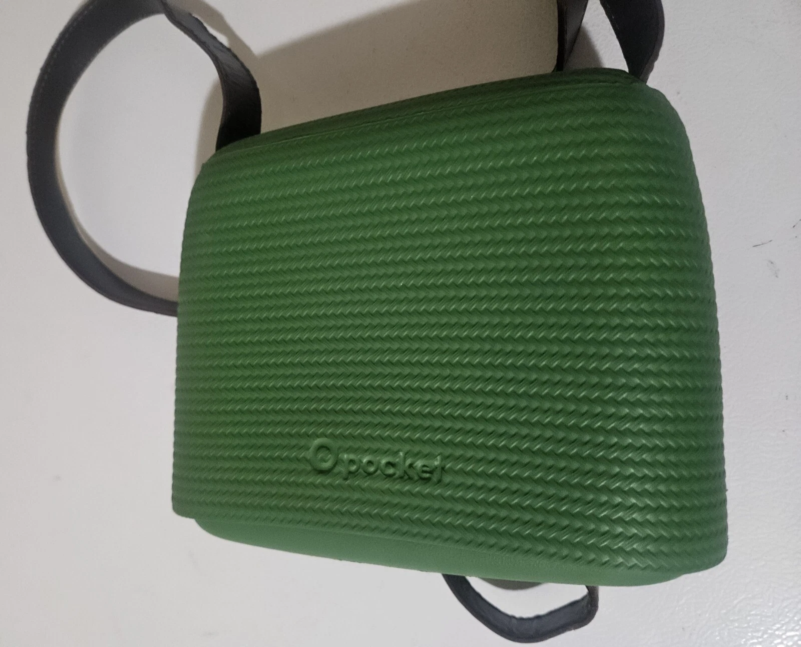 O Pocket Bag Italy Green Purse Cross Body O Bag Slide Rubber - O Bag