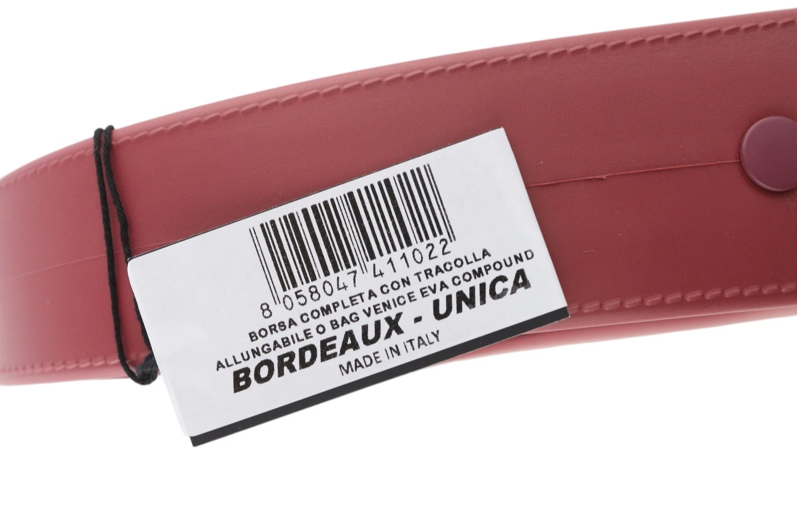 O Bag Venice Women's Bag OS Burgundy Waterproof Half Moon Shape Front Logo - O Bag