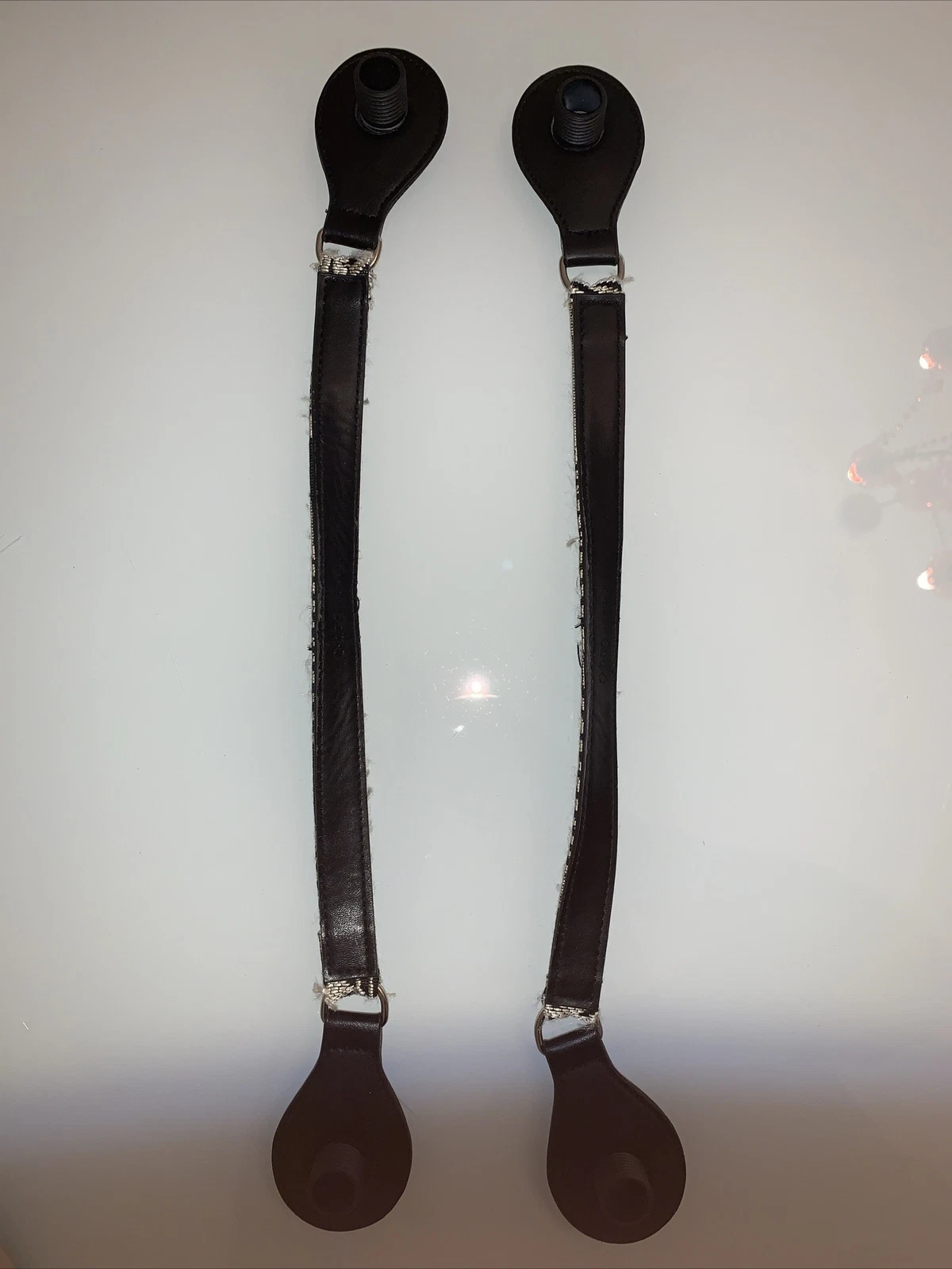 Obag Zebra Short Handles Leather Original Fabric - O Bag