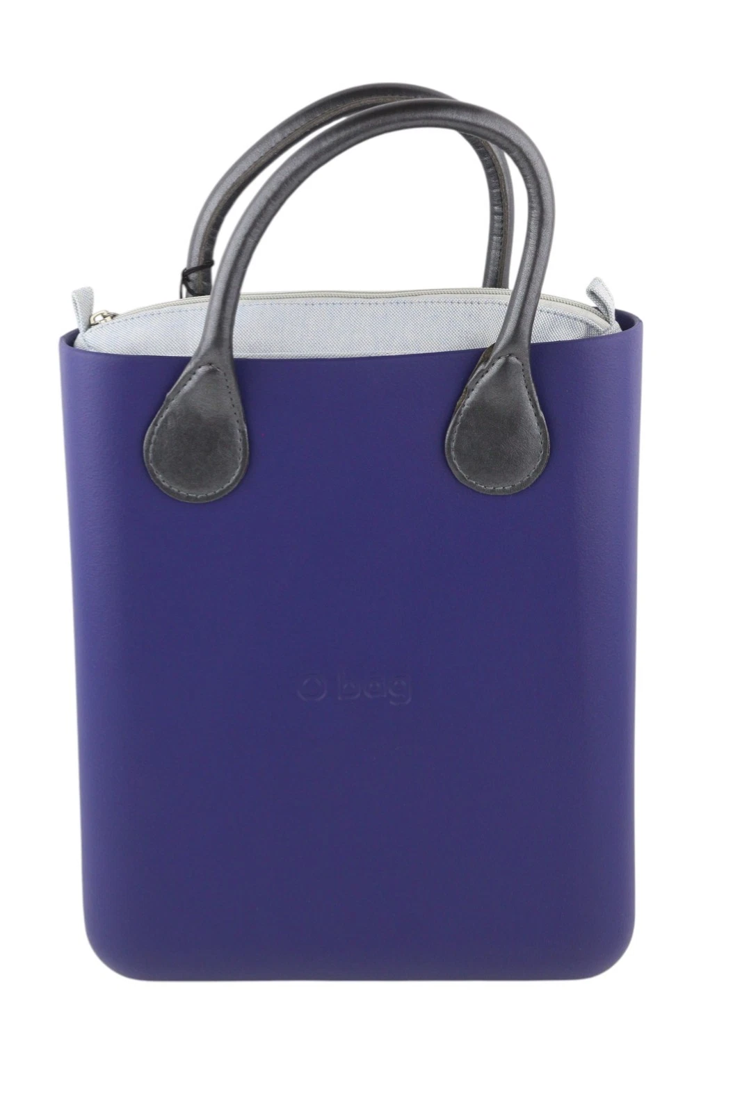 O BAG Chic Women bag OS Blue Mini Square Tote Double Handles Inner bag - O Bag