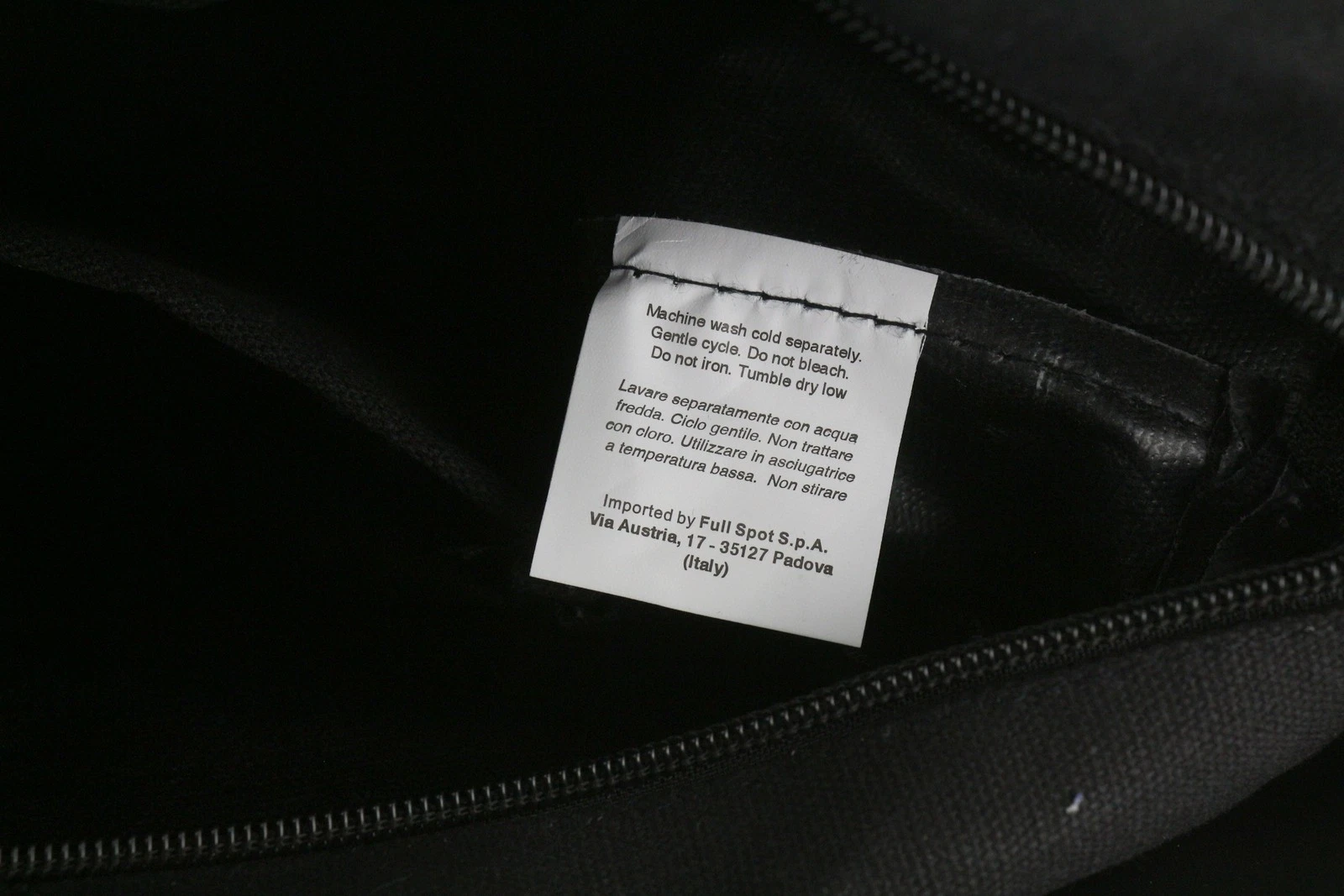 O Bag Chic Women's Bag OS Black Pattern Tote Bag Double Handles Inner Square - O Bag