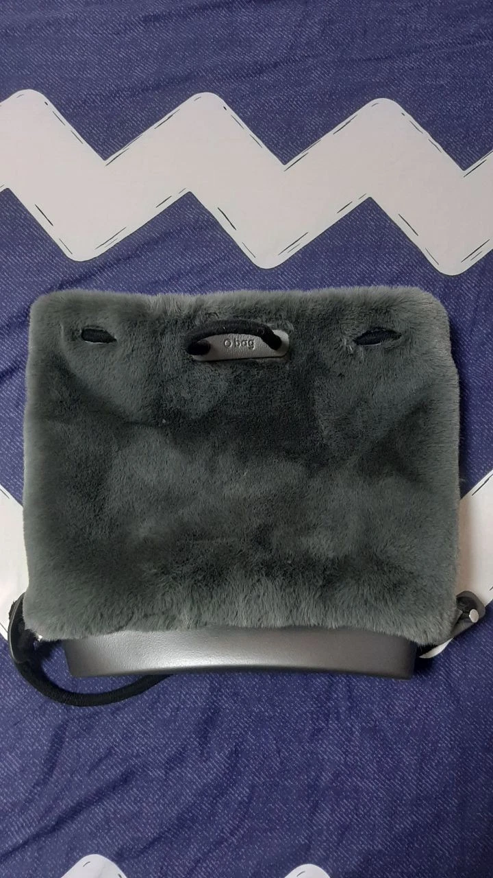 O Bag Backpack Grey Blue (OBAGB413 FAS09 041) Made In Italy Rare Bag Y2K - O Bag