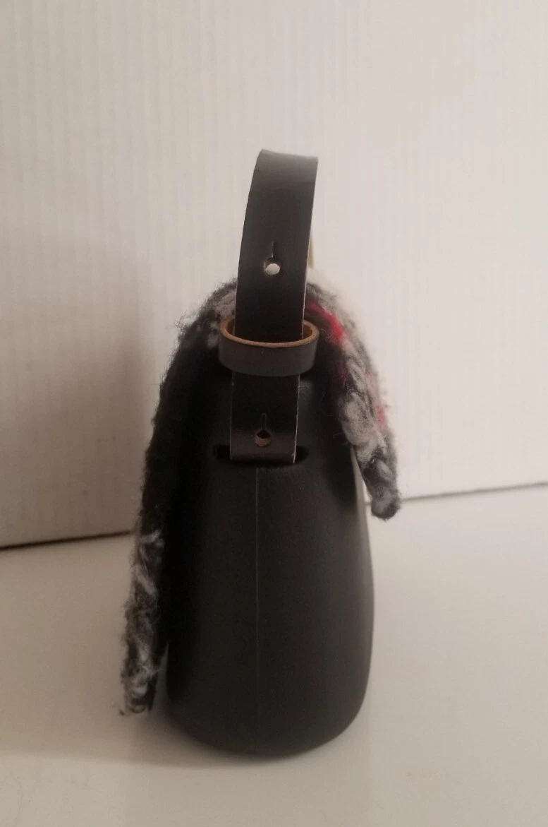 O BAG Small Purse Bag w/ Leather Handle Made in Italy Black Red Gray OPK04 - O Bag