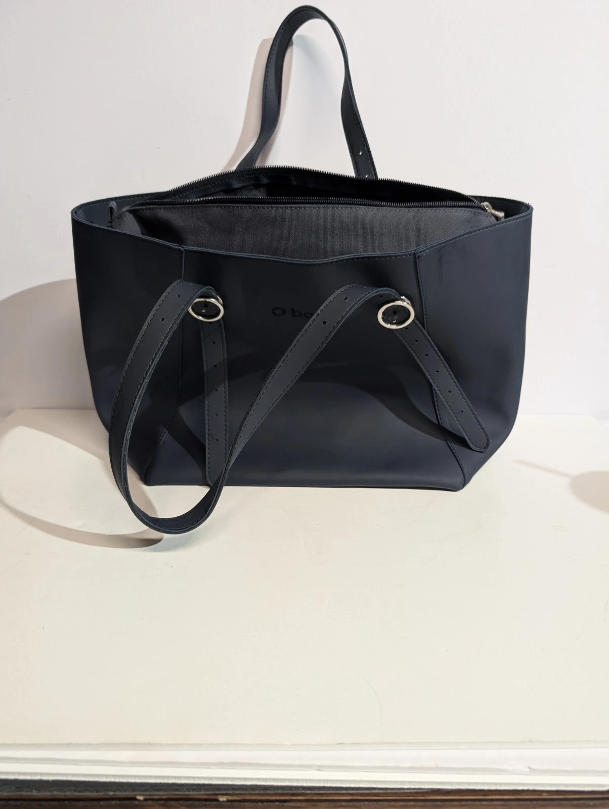 O BAG Unique LG Women's bag Navy W/ Inner bag Silicon Waterproof Double Handles - O Bag