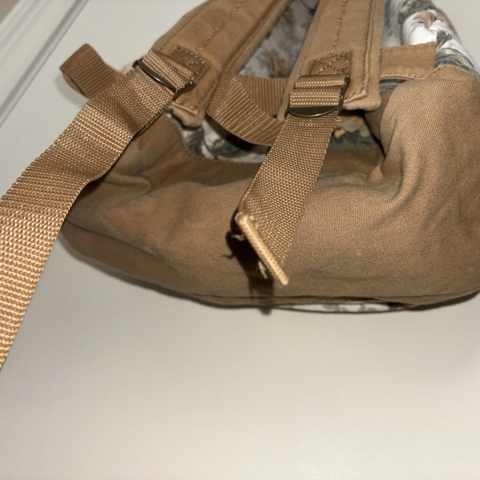 O’niel Board Shorts - Women’s Sunflower Print Backpack Bag - Yellow White Y2K - O Bag