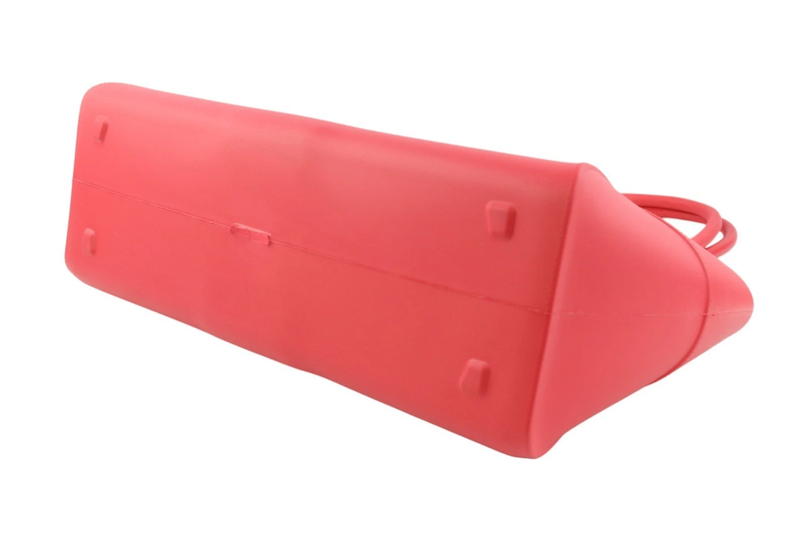 O Bag Unique Women's Bag OS Red Structured Silicone Waterproof Double Handle - O Bag