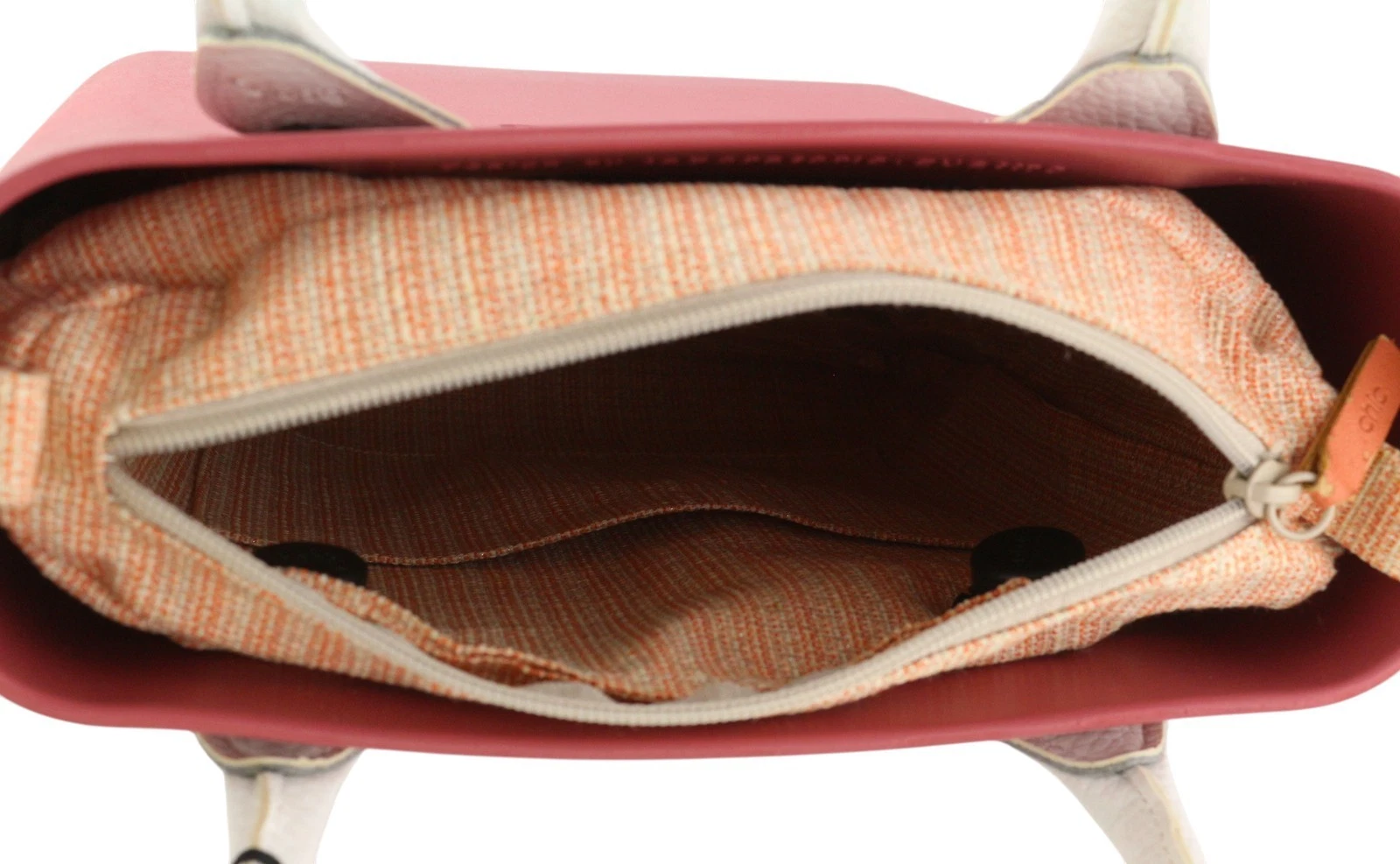 O Bag Chic Women's Bag OS Pink Twin Handles Inner Mini Square Leisure - O Bag