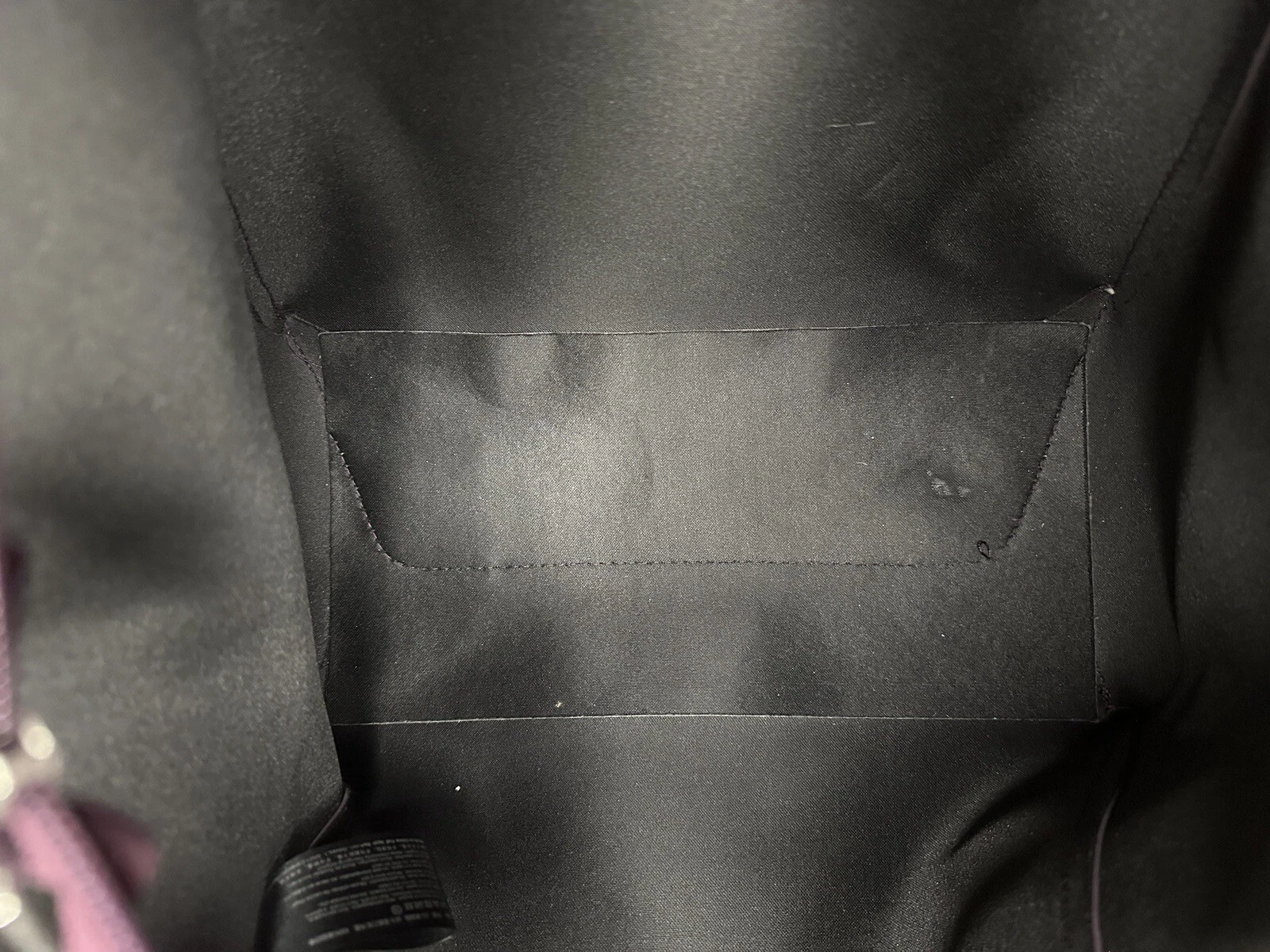 Obag eggplant zip top tote style purse - O Bag