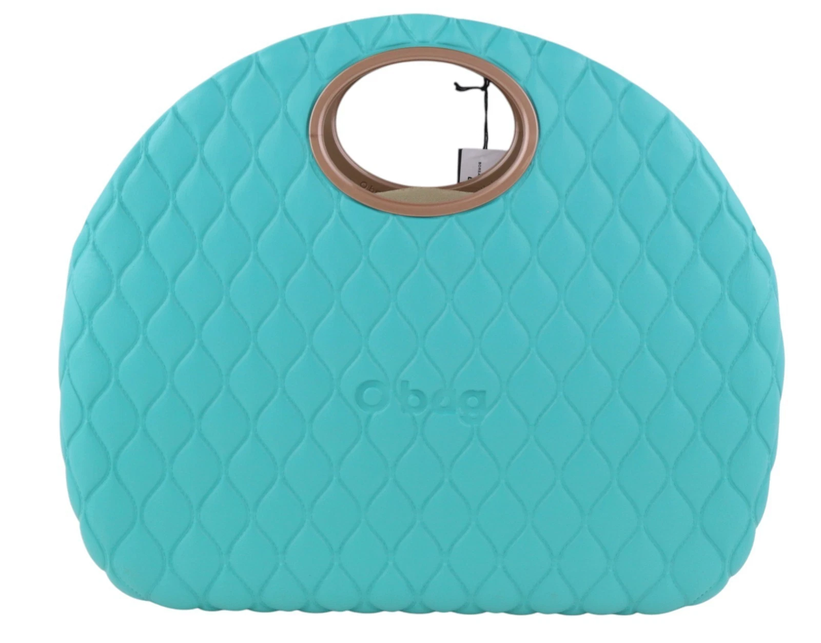 O Bag Moon Women's Bag OS Blue Mint Quilted Handle Inner Pocket - O Bag
