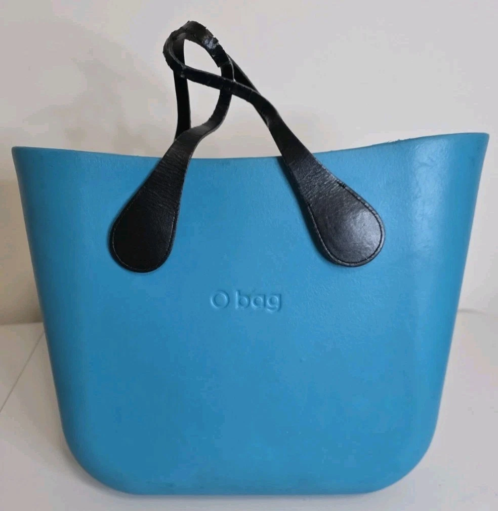 O Bag Italy Blue Foam Women's Double Handles Tote Handbag - O Bag