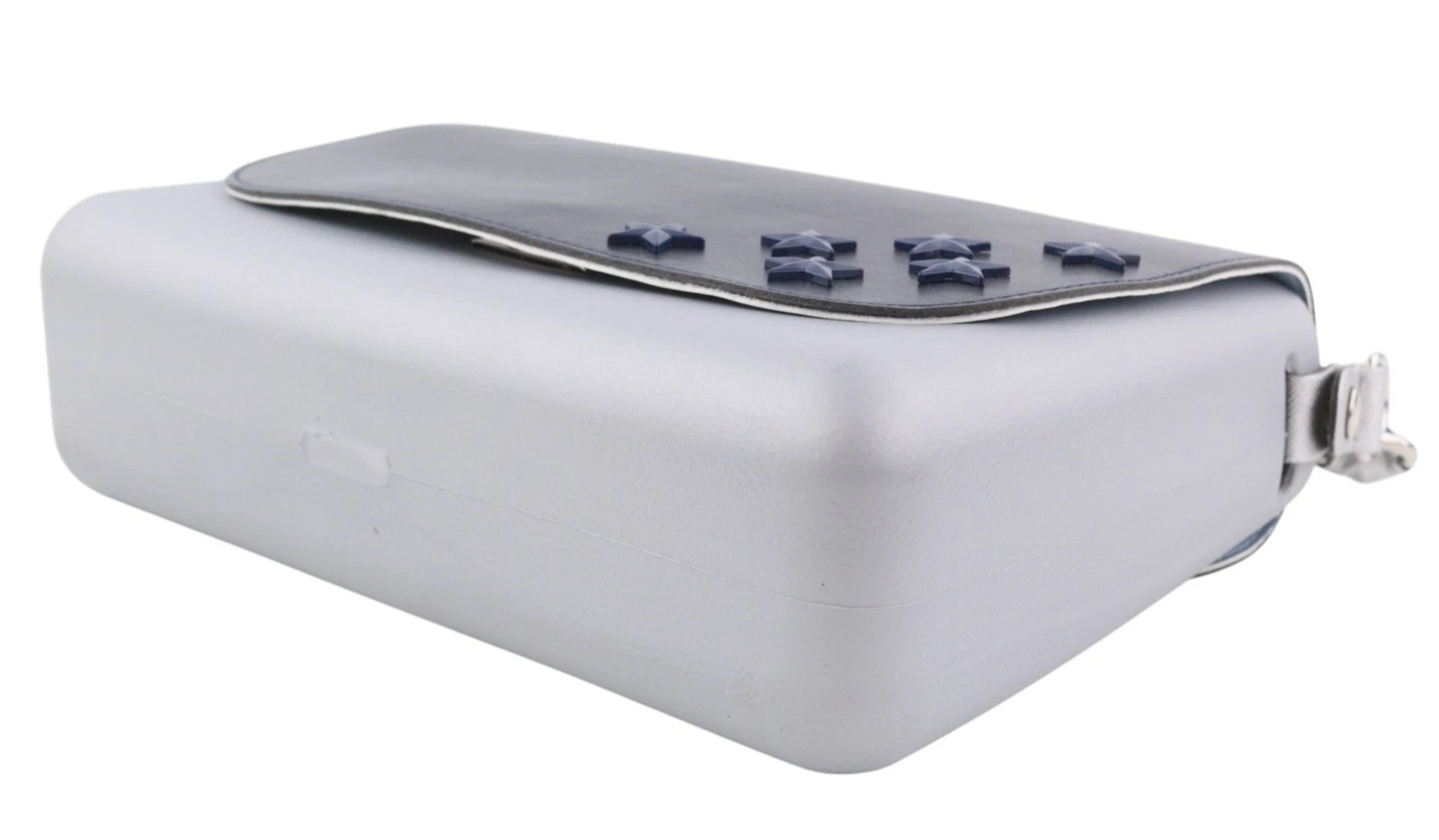 O BAG Glam Women's Bag OS Gray Stars Handle Closure Crossbody - O Bag