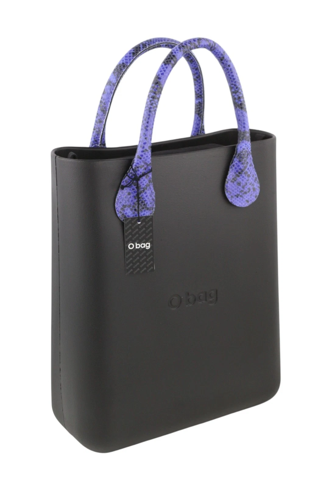 O BAG Chic Women bag OS Black Purple Inner bag Double Handle Square Tote - O Bag