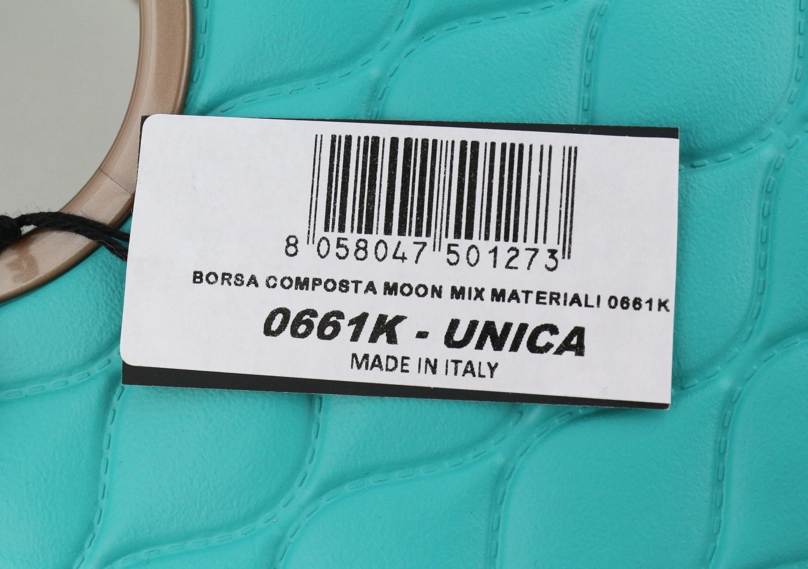 O BAG Moon Women bag OS Blue Mint Quilted Handle Inner bag - O Bag