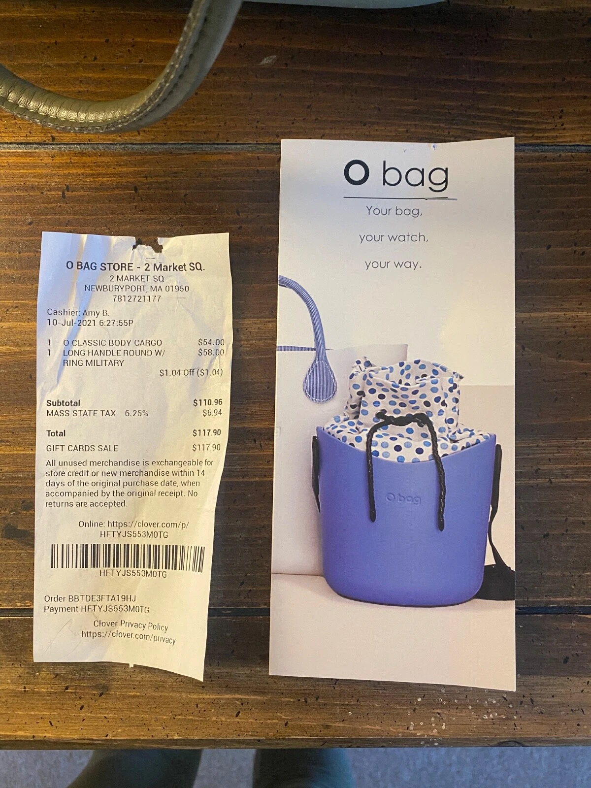 O bag Italian brand customizable modular bag-graphite body/black handle/maroon - O Bag