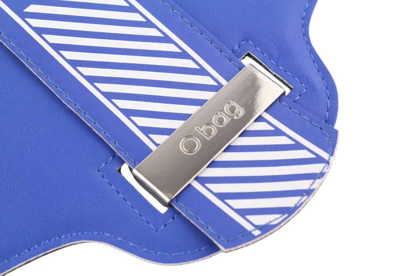 O Bag Glam Women Bag OS Blue Pattern Adjustable Strap Clasp Crossbody - O Bag