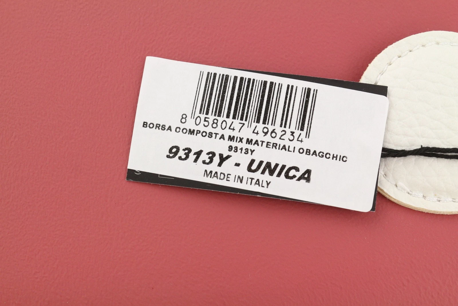 O Bag Chic Women Bag OS Pink Dual Handles Inner Pouch Mini Square Tote Logo - O Bag