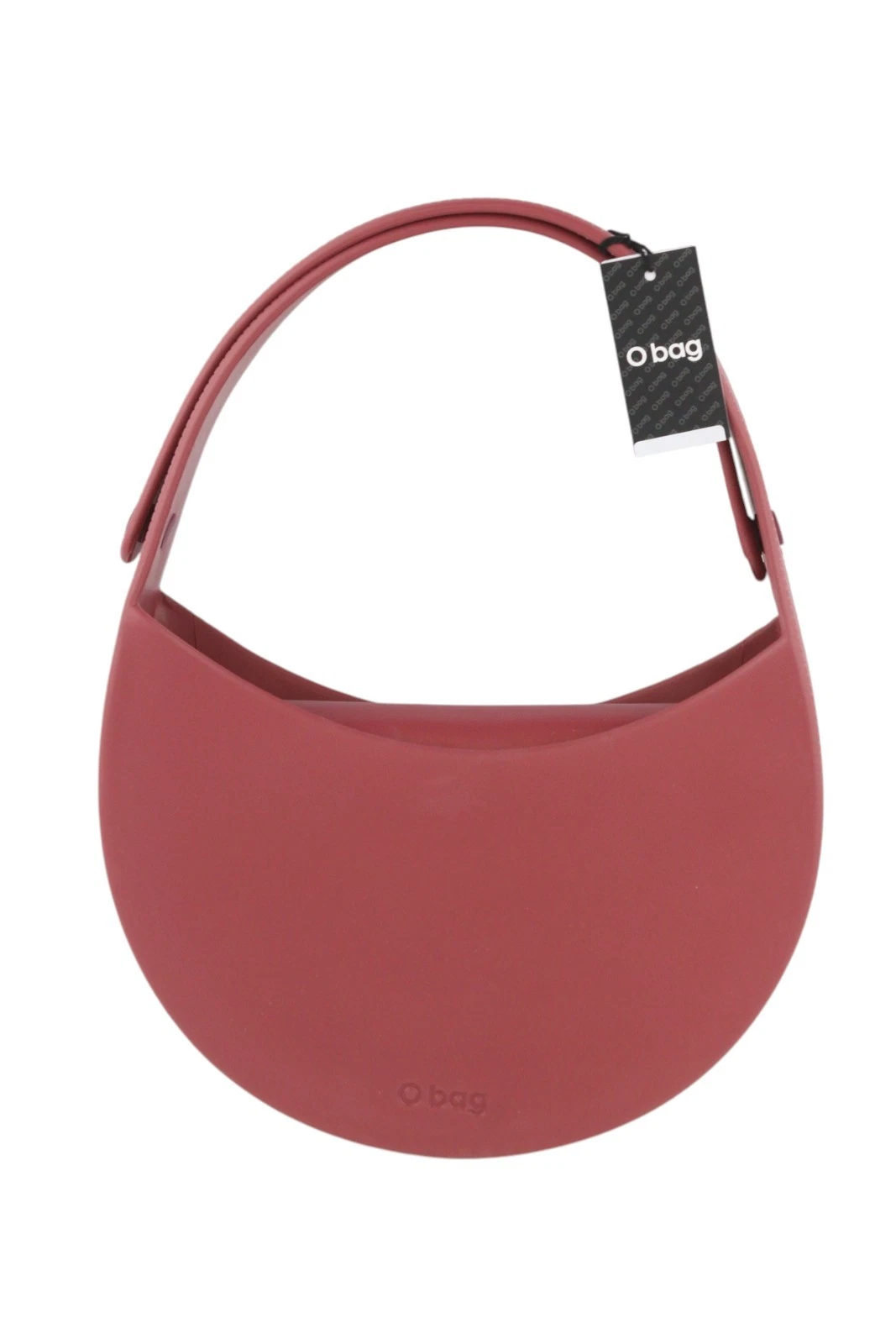 O Bag Venice Women Bag OS Burgundy Waterproof Half Moon Shape Front Logo Casual - O Bag