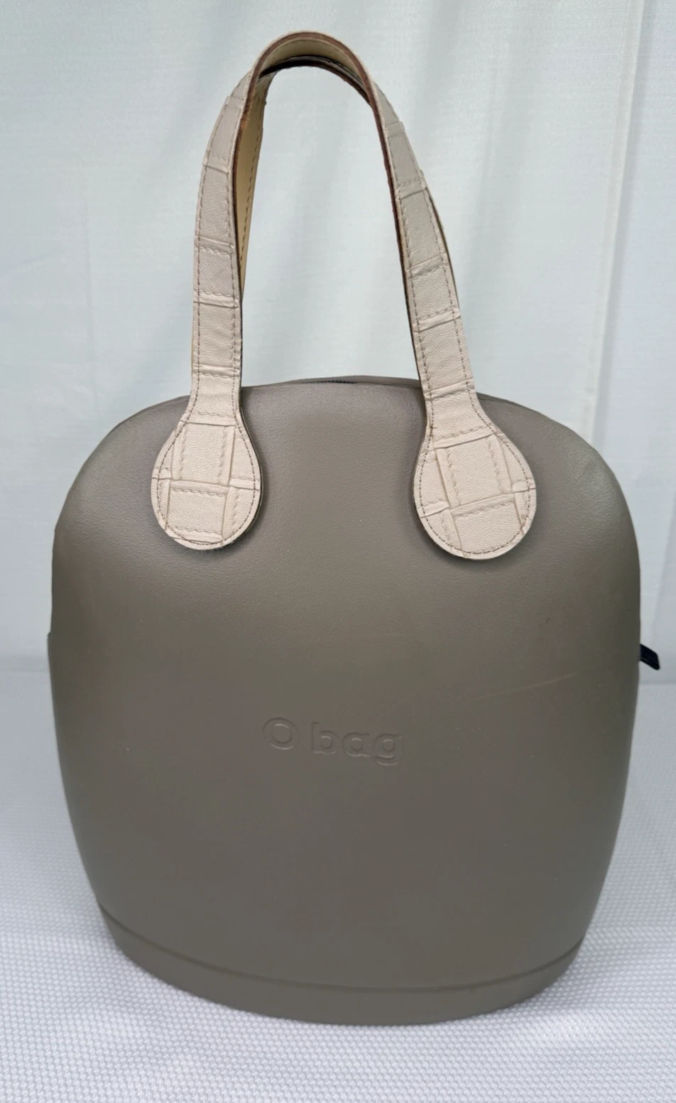 O BAG ITALY Moon Handbag Beige Removeable Liner - O Bag