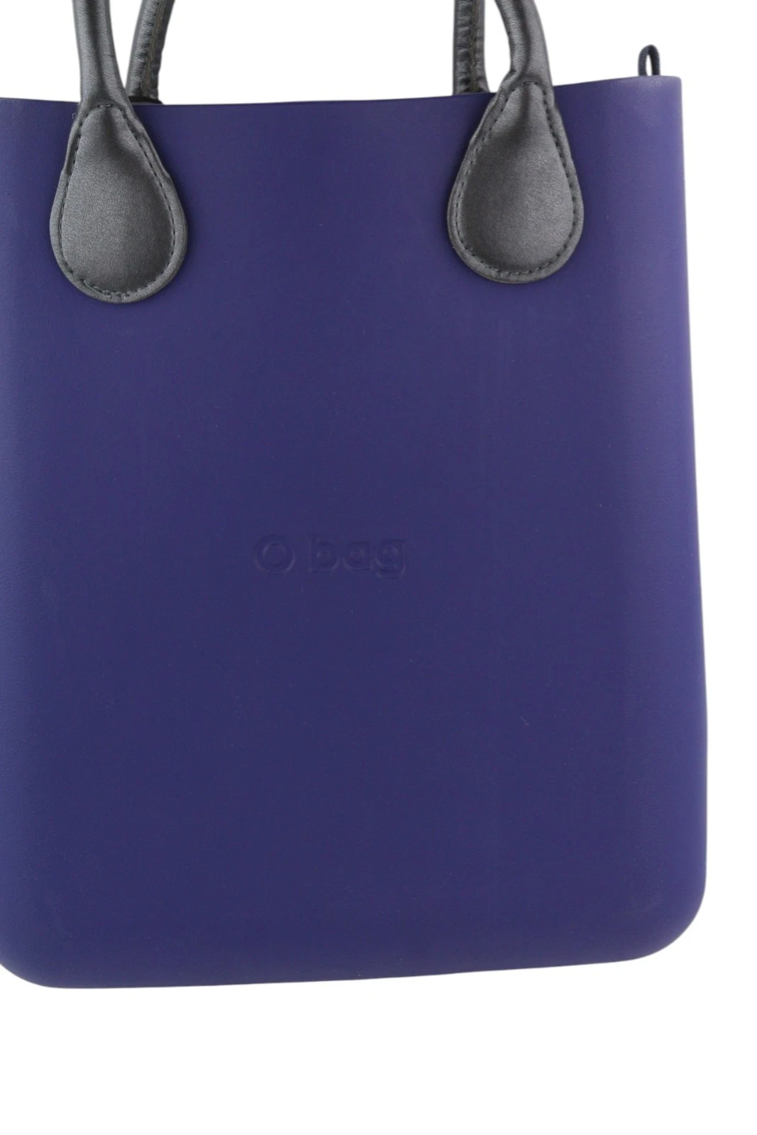 O Bag Chic Women Bag OS Blue Double Handles Inner Pouch Compact Square Tote - O Bag