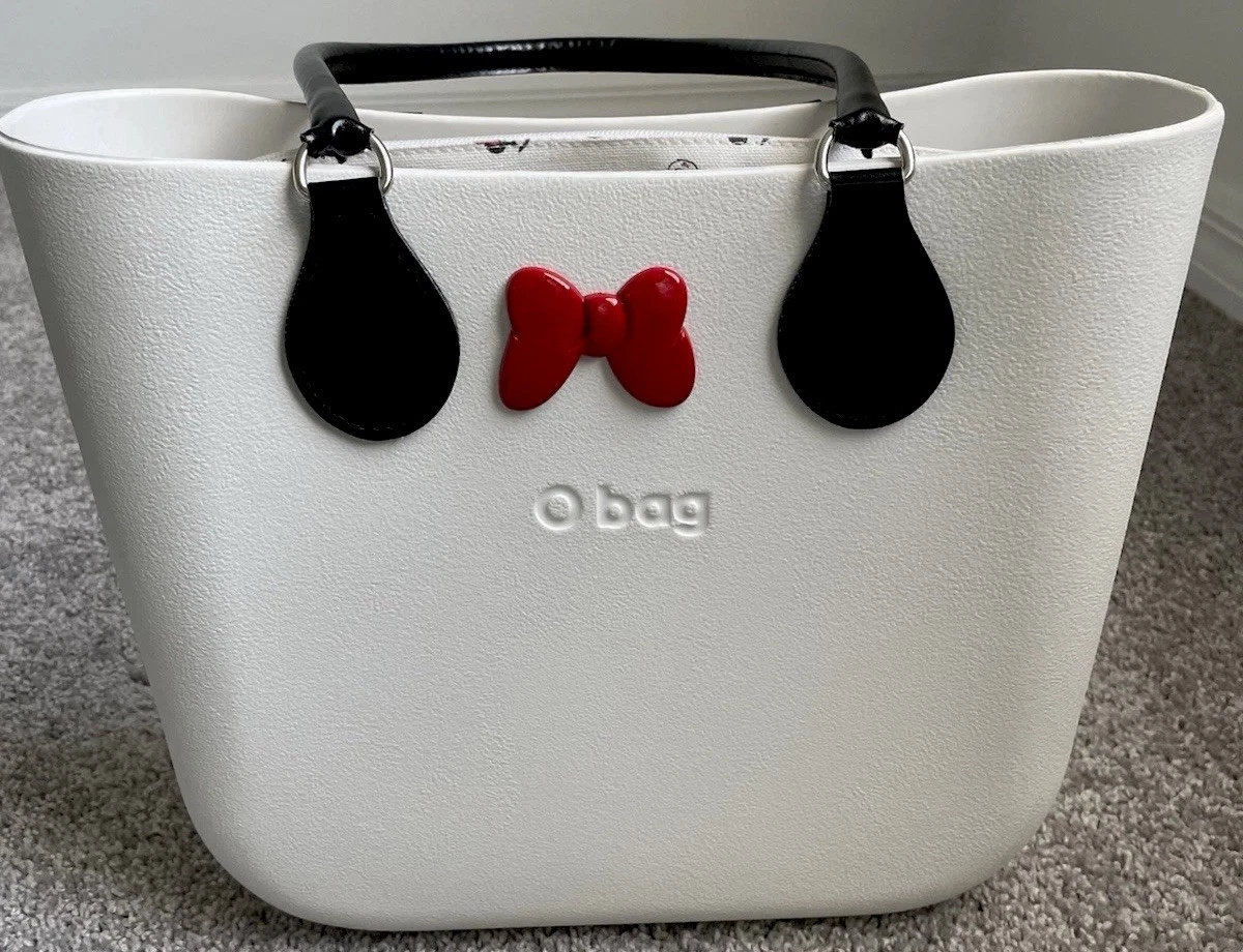 Mini mouse O Bag, White / Black / Red with Detachable Inner Bag - O Bag