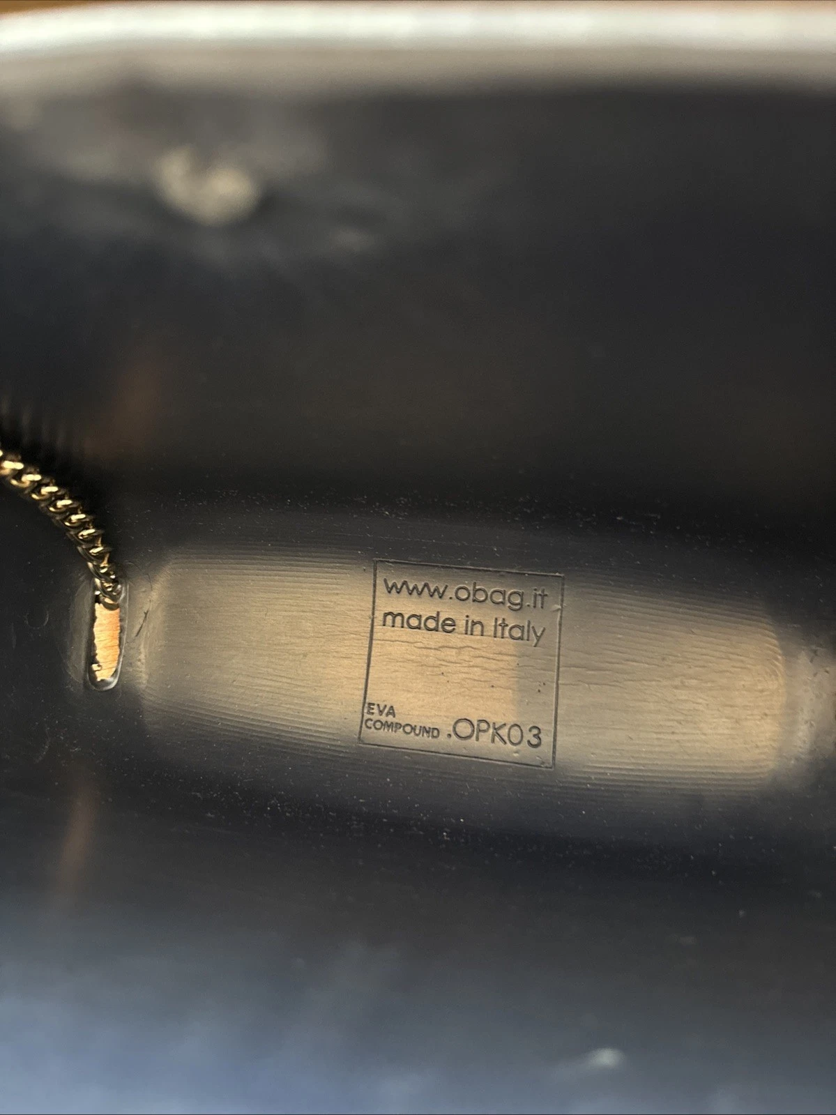 O Bag Pocket Bag. Durable & Lightweight EVA Rubber. Made In Italy. Good Cond! - O Bag