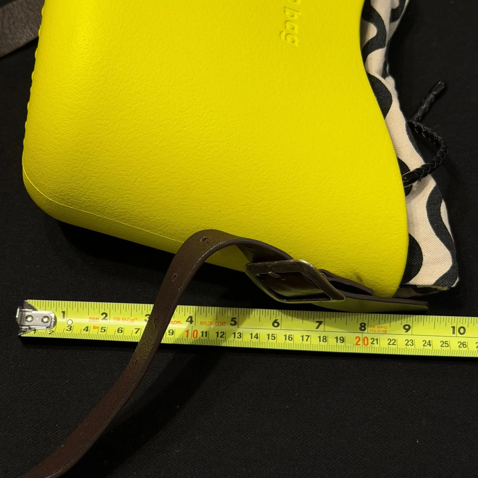 O Bag Made In Italy EVA Compound Basket Tote Crossbody Bag Yellow - O Bag