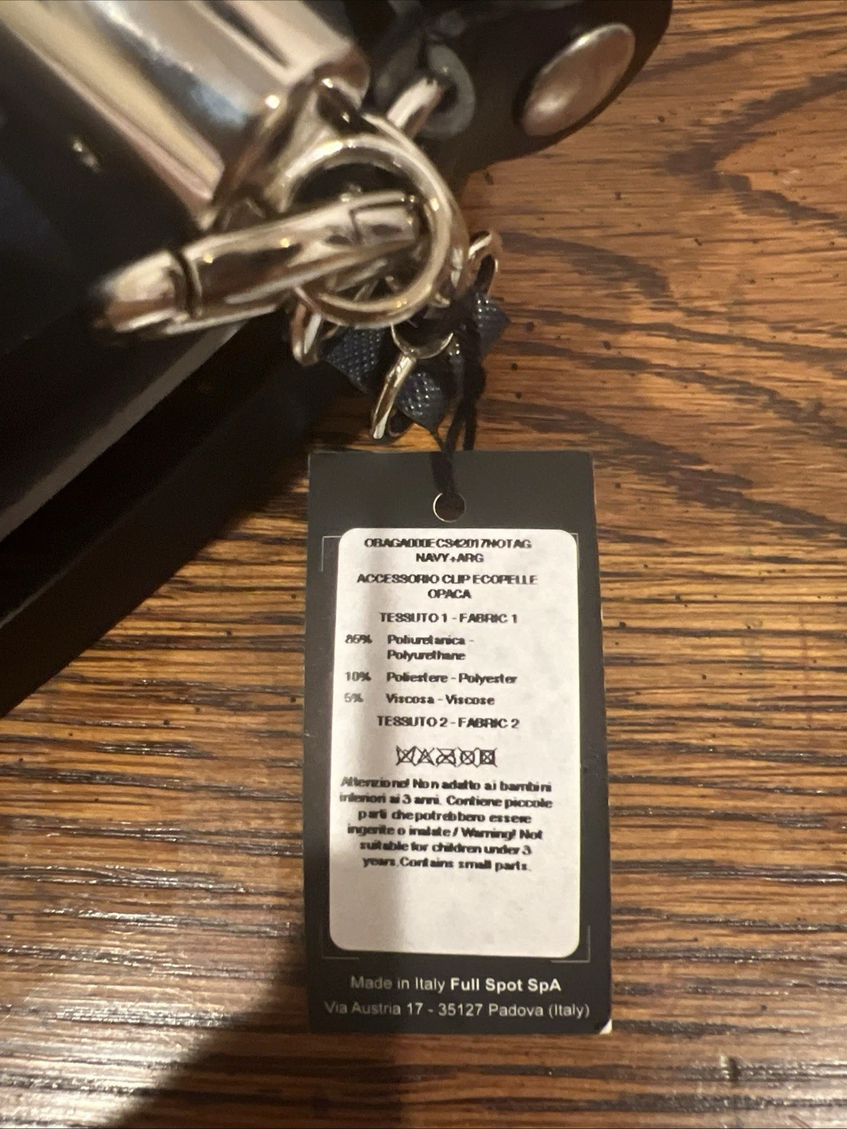 O Bag Crossbody Handle Full Spot Spa Purse NWT Light Purple Front Italy - O Bag