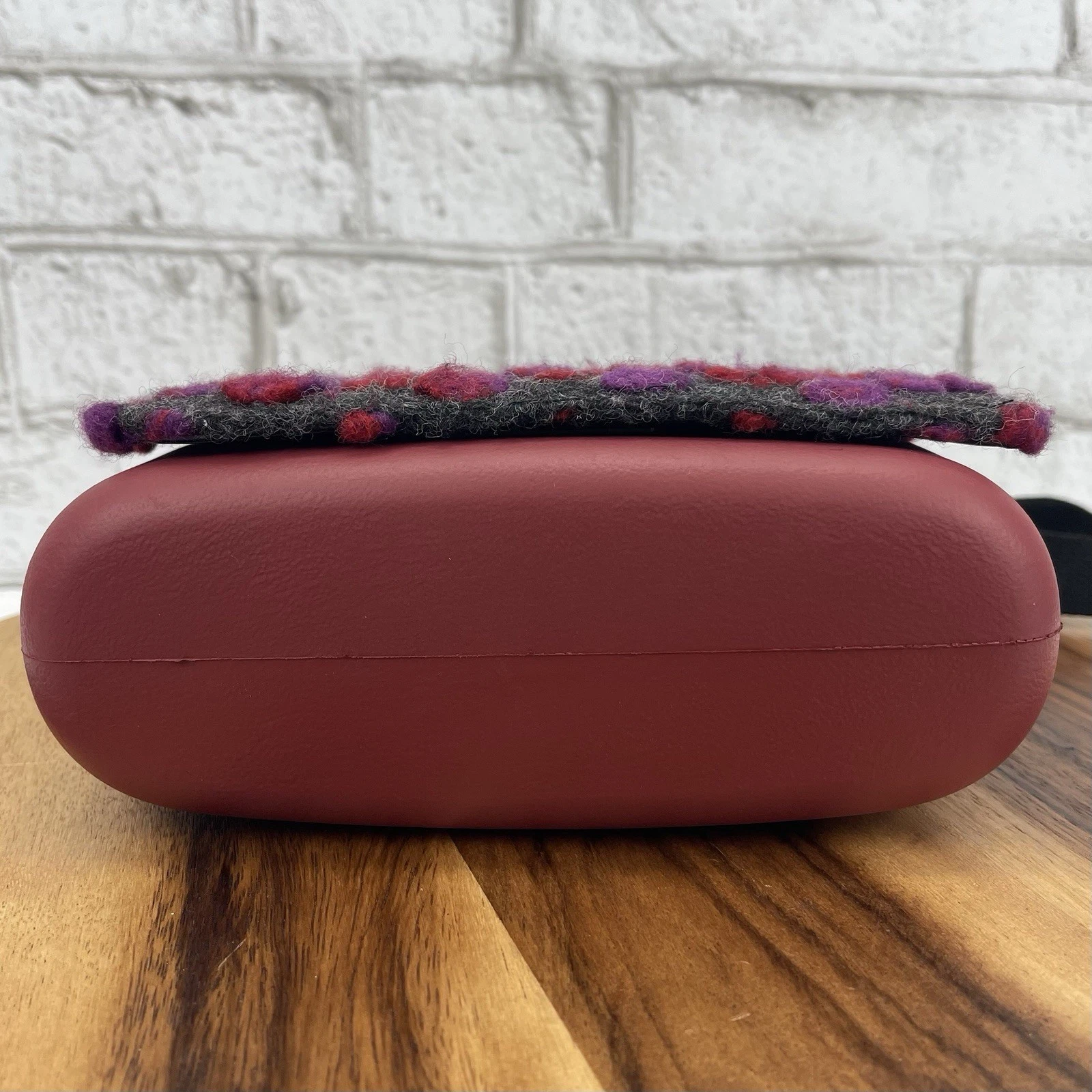 Obag O Bag O Pocket OPKO9 Womens EVA Wool Polka Dot Crossbody Bag Purse Italy - O Bag