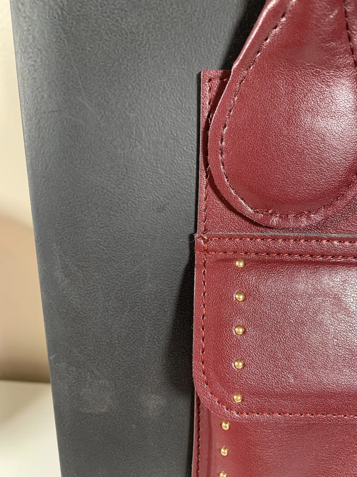 oBag Classic Black/Plum Purple Handles Large Bag Tote Italy AS-IS O Bag - O Bag