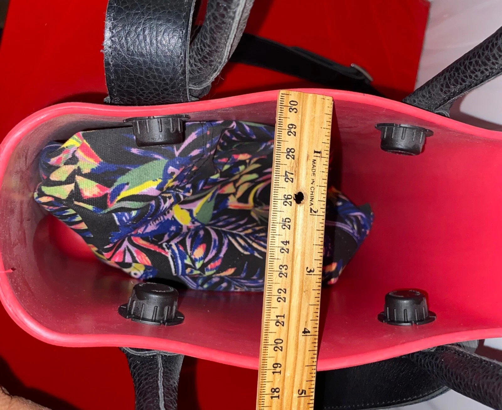 OBAG LARGE TOTE PINK, LEATHER HANDLES & SHOULDER STRAP, COTTON ZIP INSERT, ITALY - O Bag