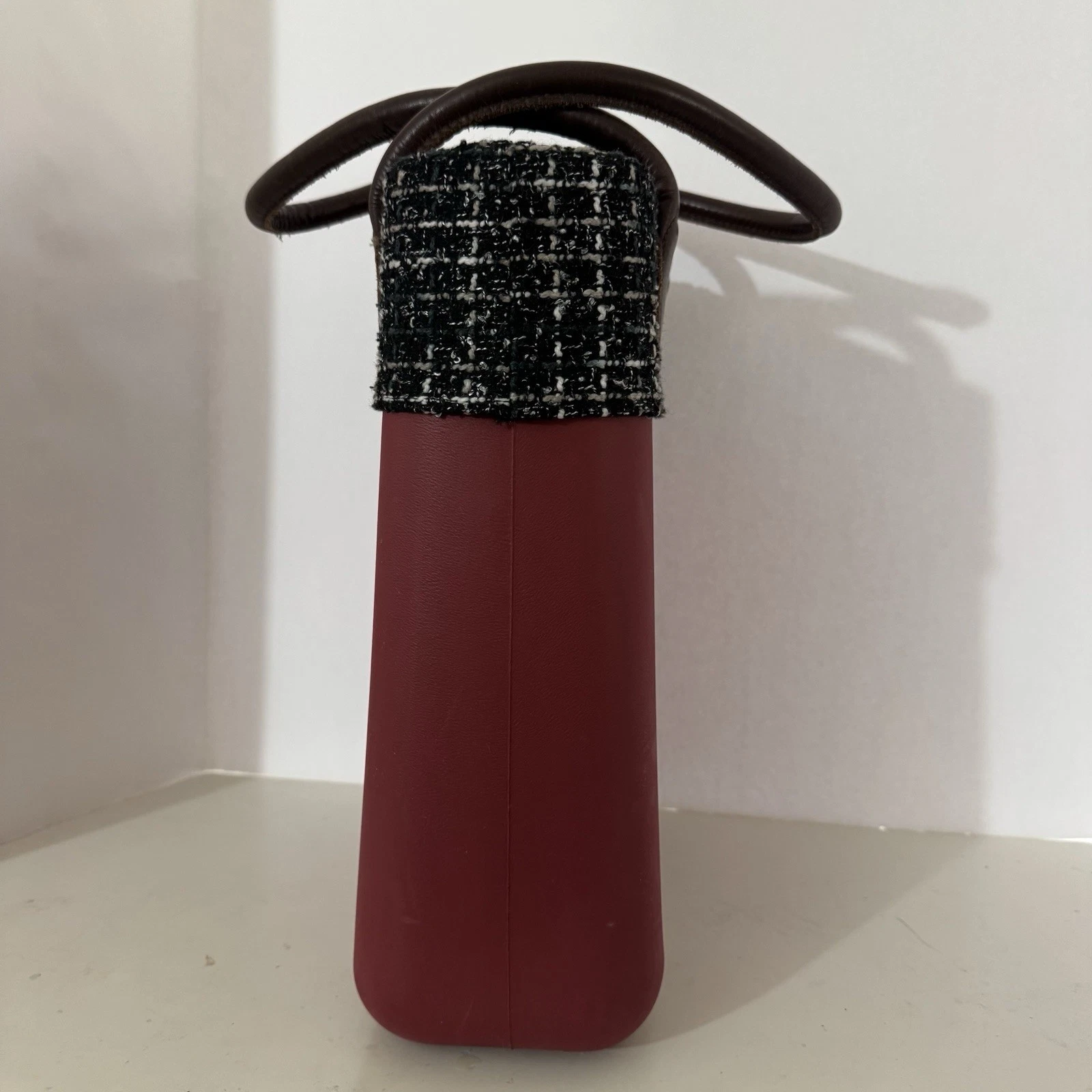 Red O Bag Shoulder Bag Double Handle Waterproof Purse Durable See Pics - O Bag