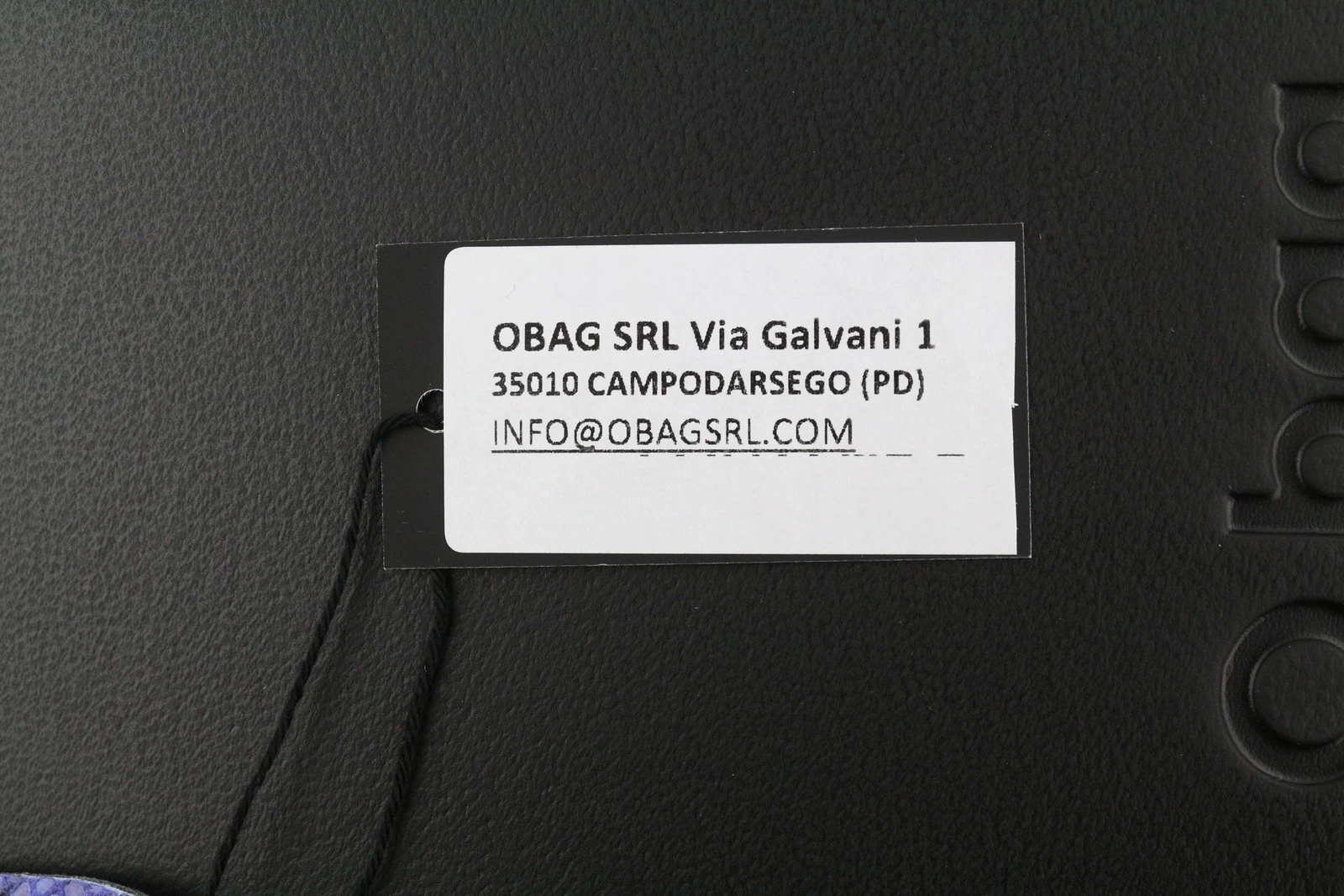 O Bag Chic Women Bag OS Snake Purple Double Handle Inner Pouch Square Tote Logo - O Bag