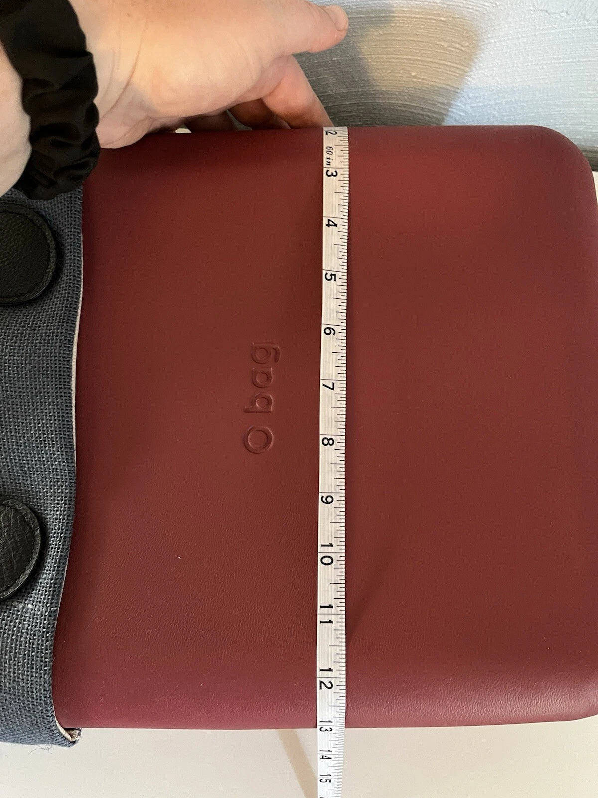 Red O Bag Shoulder Bag Double Handle Waterproof Purse Reusable Durable Basic - O Bag