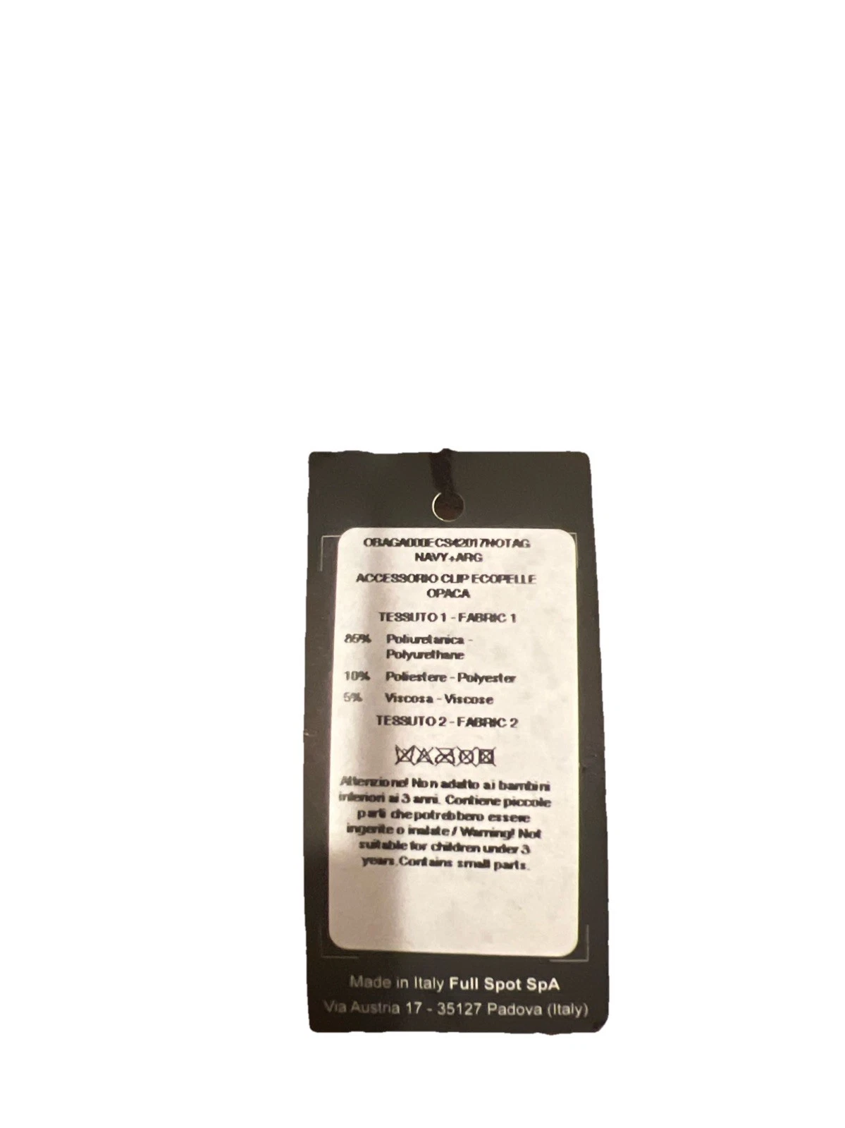 O Bag Crossbody Handle Full Spot Spa Purse NWT Light Purple Front Italy - O Bag