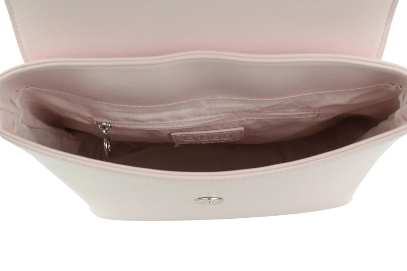 O BAG Women's Backpack Bag OS Light Pink Double Handle Rucksack Magnetic Closure - O Bag