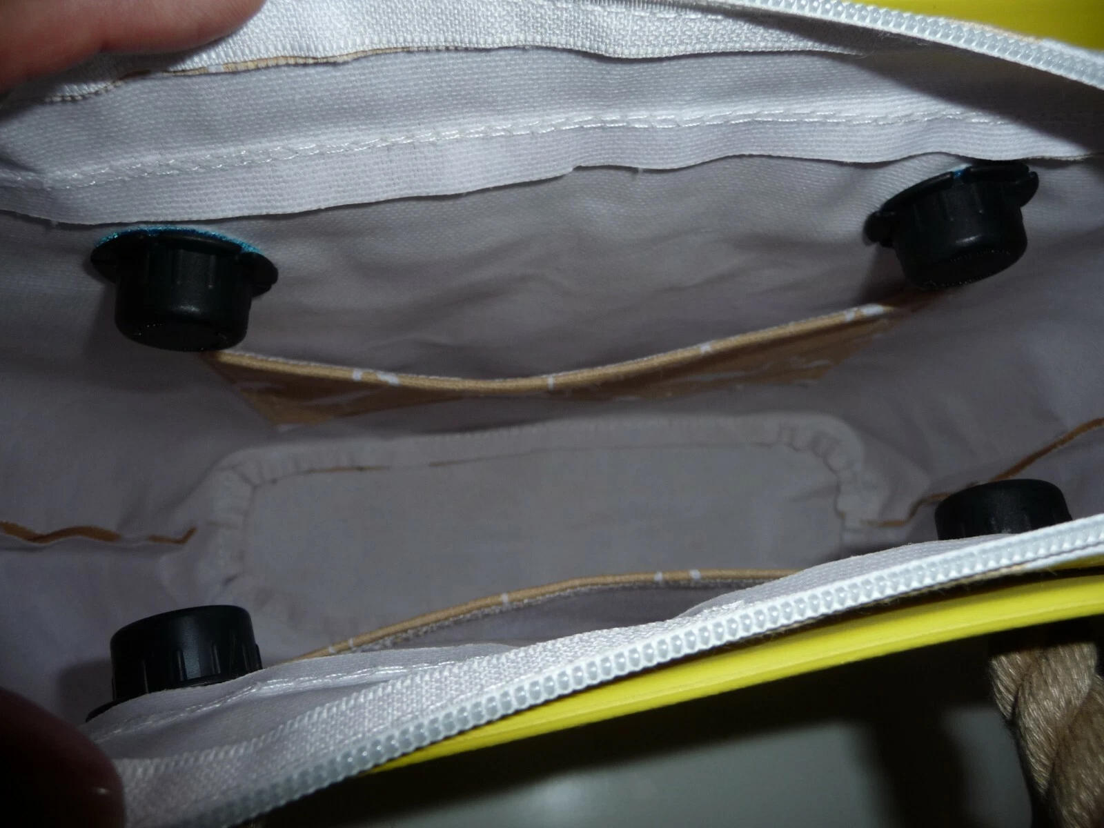 O Bag Happy Lime Green With Natural Rope Handle. Made in Italy - O Bag