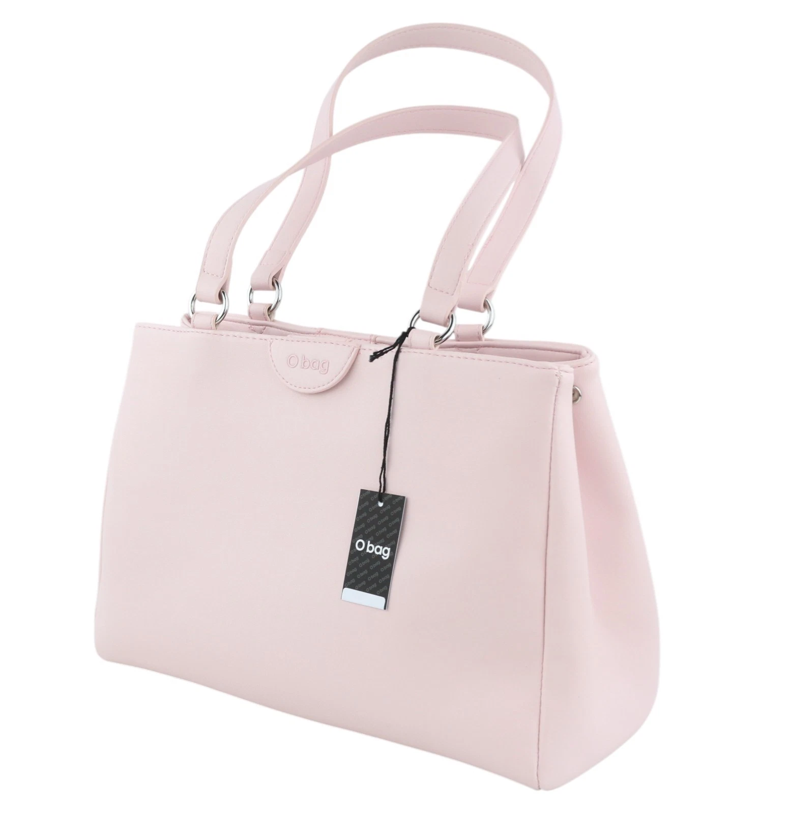 O Bag Vienna Women's Bag OS Pink Double Handles Closure Square - O Bag