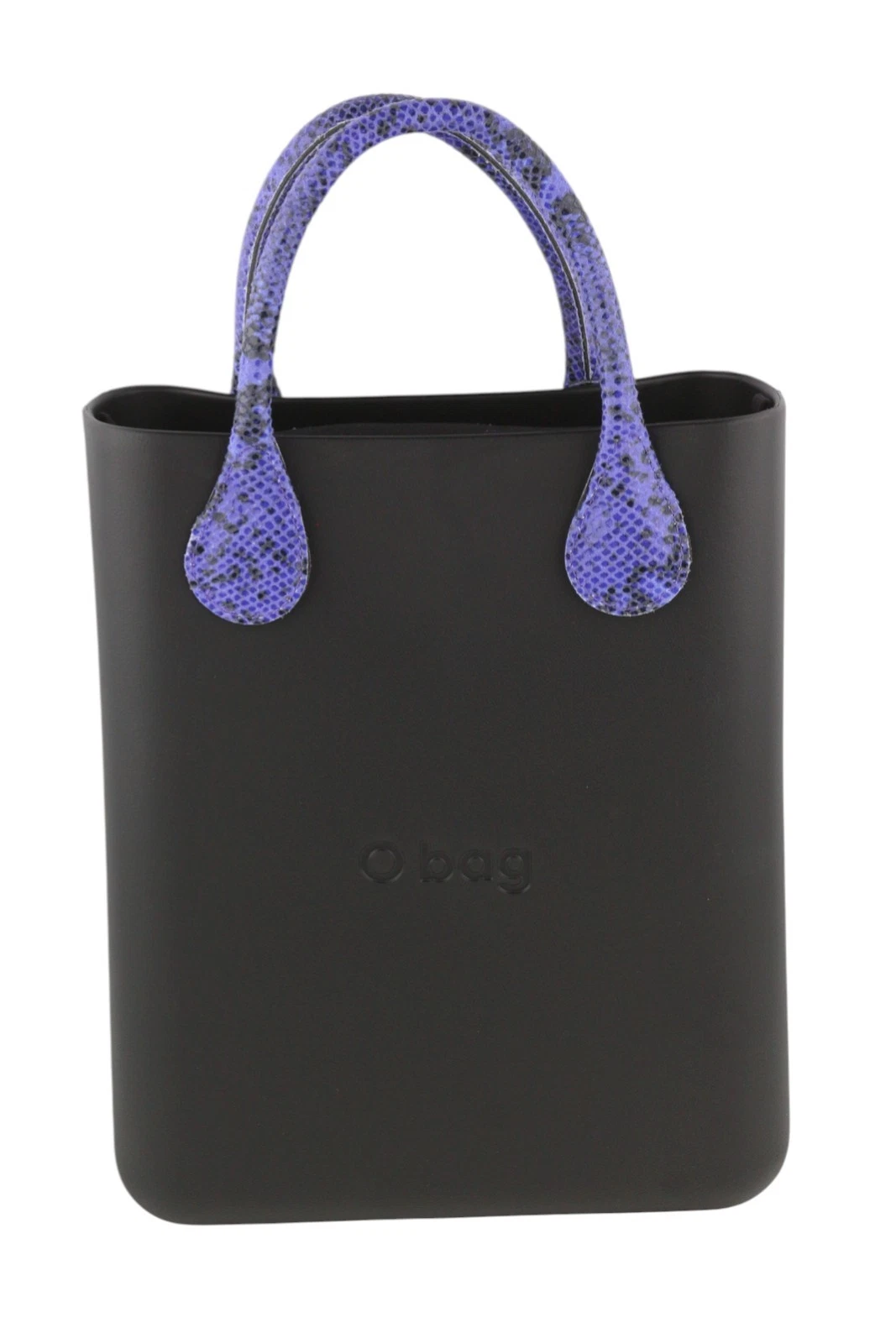 O BAG Chic Women bag OS Black Purple Inner bag Double Handle Square Tote - O Bag