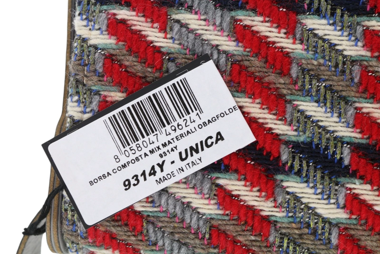 O Bag Folder Women Bag OS Purple Tweed Turn Lock Messenger - O Bag