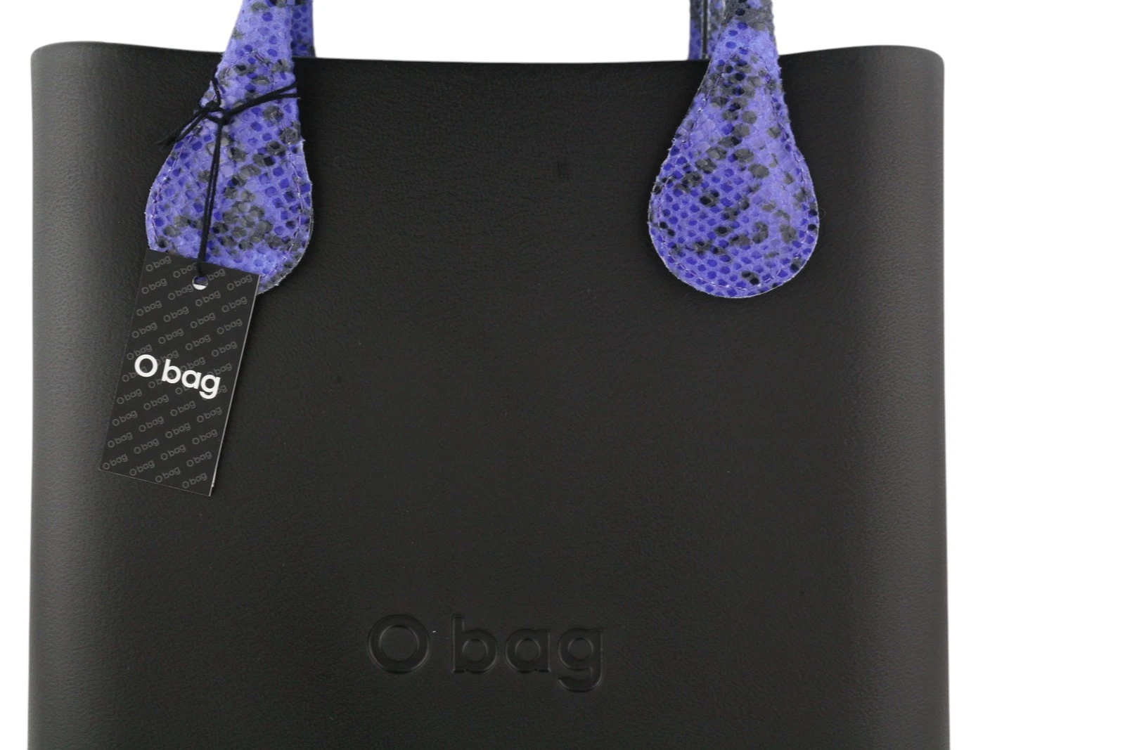 O BAG Chic Women bag OS Black Purple Inner bag Double Handle Square Tote - O Bag