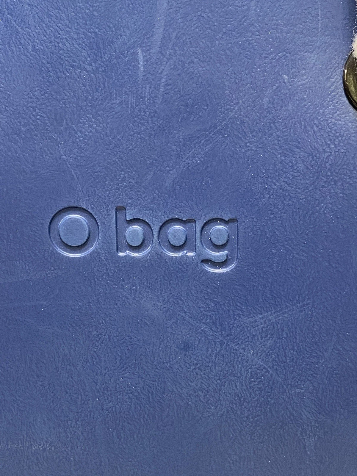 O Bag Fullspot Tote Handbag Purse Handles Rubber Washable Blue Extra Handles - O Bag