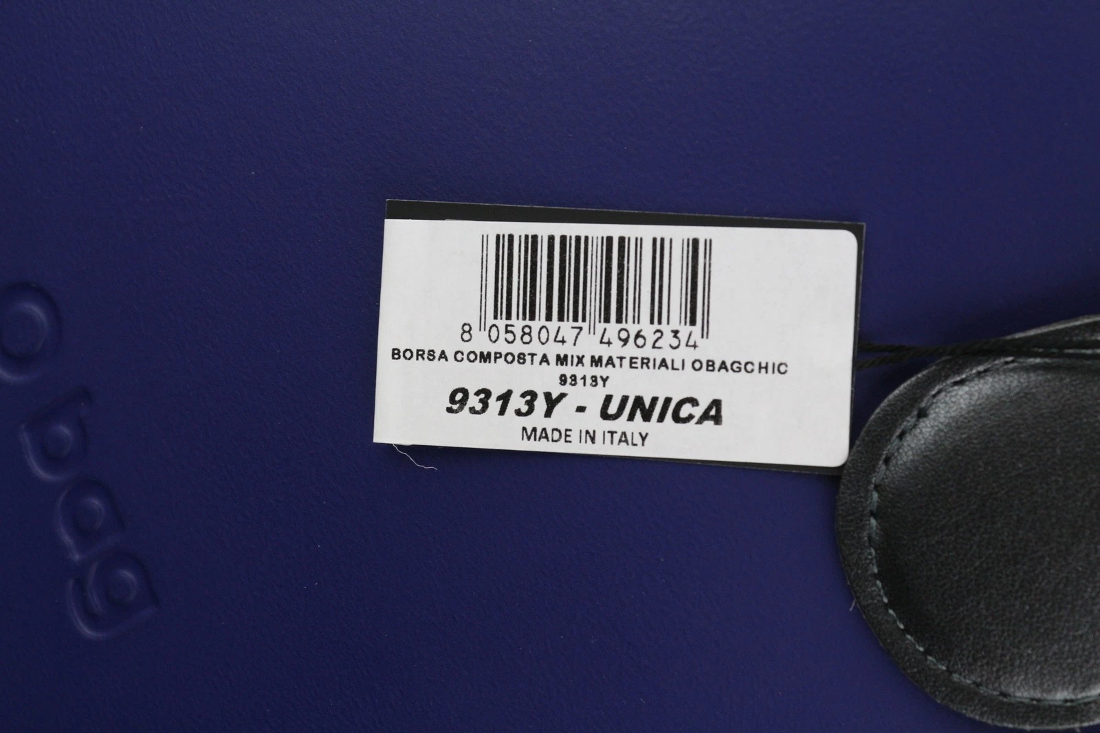 O Bag Chic Women's Bag OS Blue Double Handles Inner Compact Square Tote - O Bag