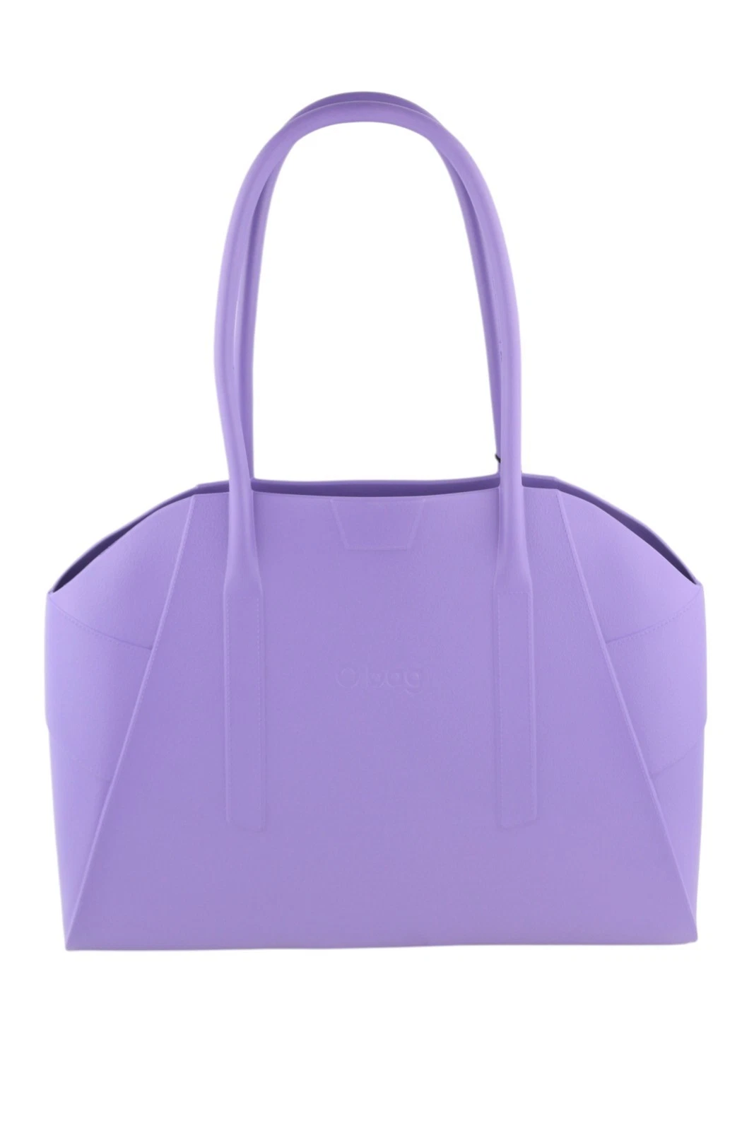 O Bag Unique Women's Bag OS Purple Structured Silicone Waterproof Double Handle - O Bag