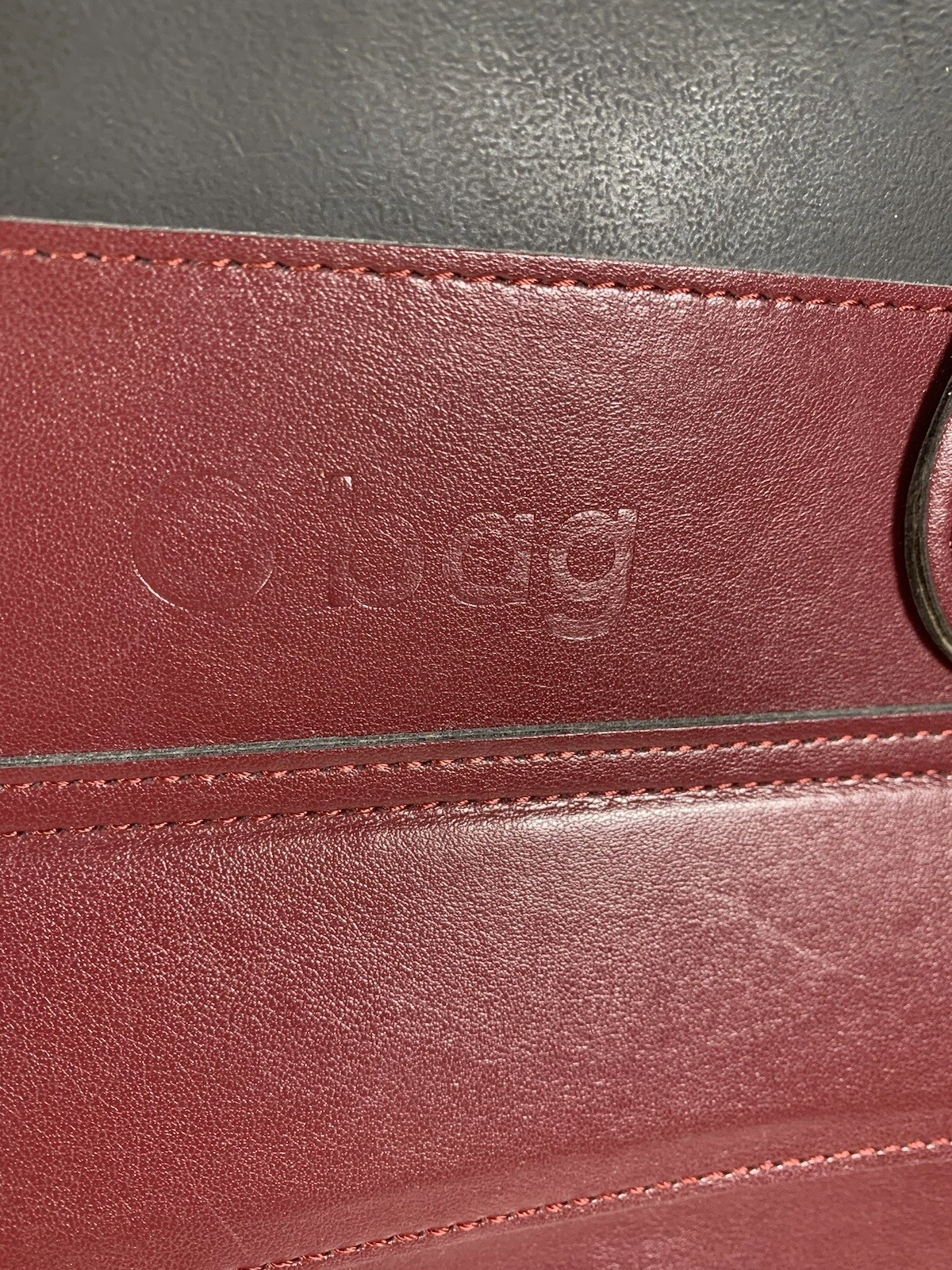 oBag Classic Black/Plum Purple Handles Large Bag Tote Italy AS-IS O Bag - O Bag