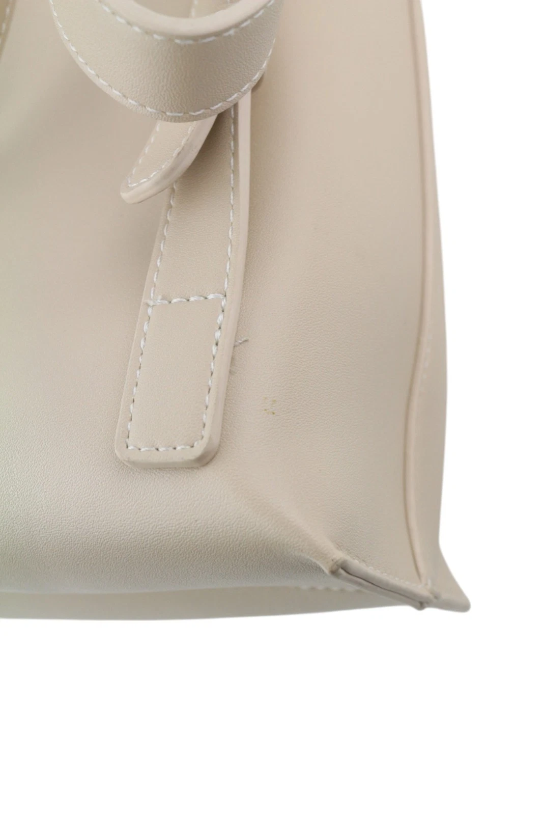 O Bag Zaino Women Bag OS Light Beige Double Handle Backpack Magnetic Closure - O Bag