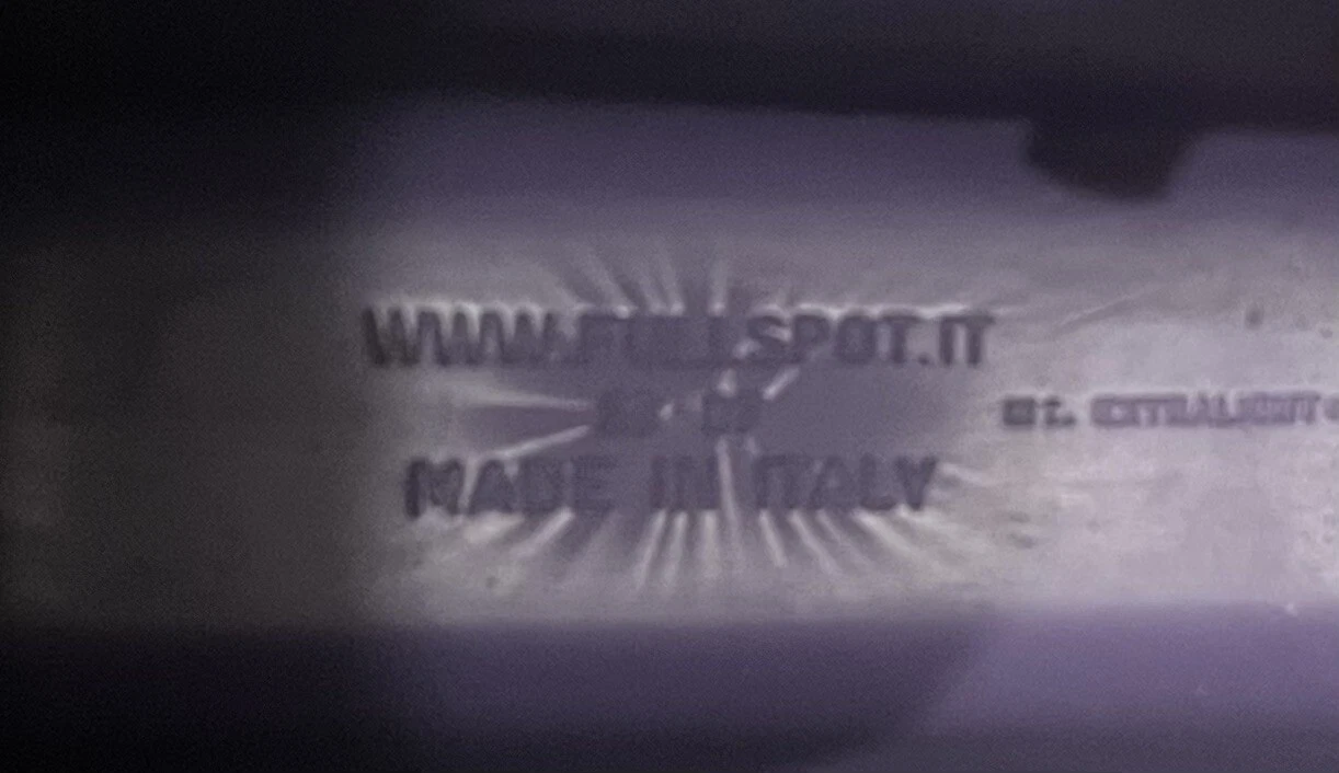 O Bag Gray Purple Handbag Made in Italy With Snake Print Handles. No Lining. - O Bag