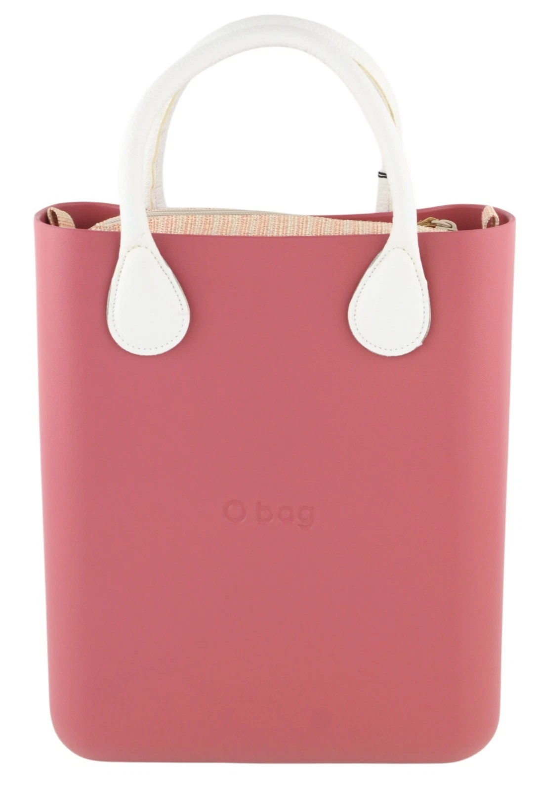 O Bag Chic Women's Bag OS Pink Twin Handles Inner Mini Square Leisure - O Bag