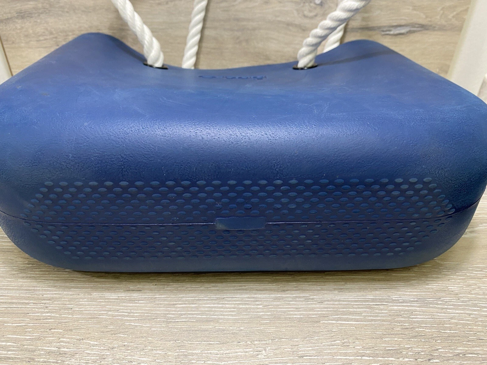 O Bag Fullspot Tote Handbag Purse Handles Rubber Washable Blue Extra Handles - O Bag