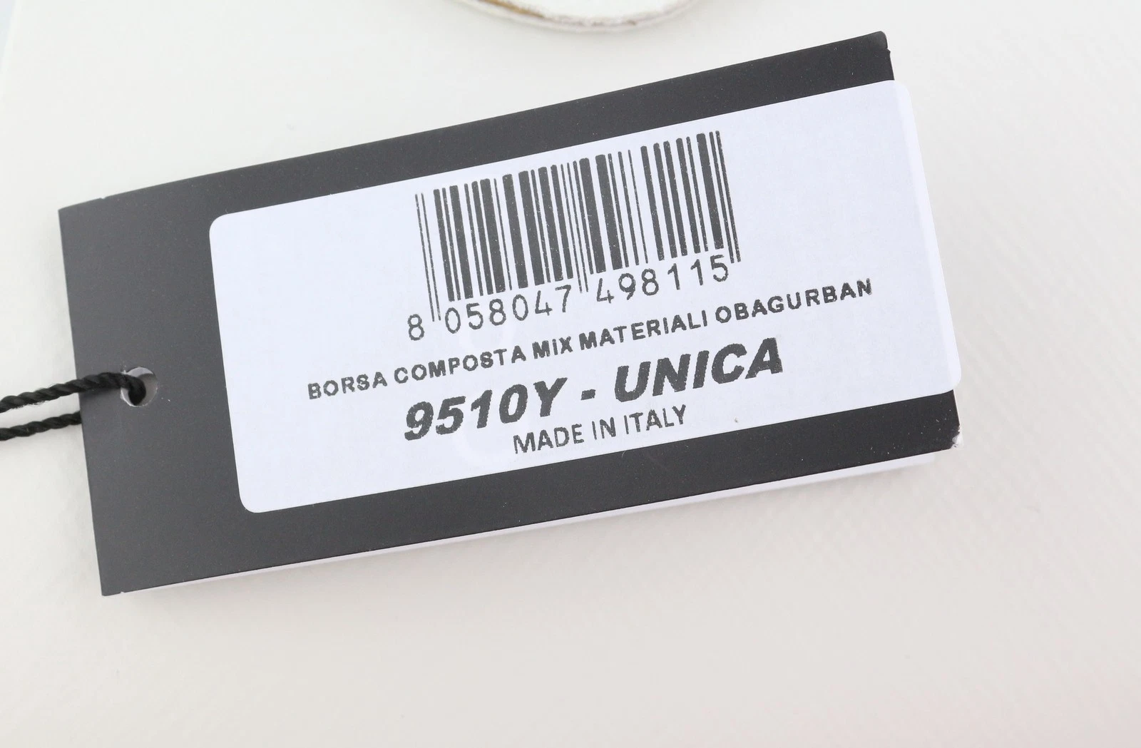 O Bag Urban Women's Bag OS White Double Handles Pattern Lining Trapezoid Tote - O Bag