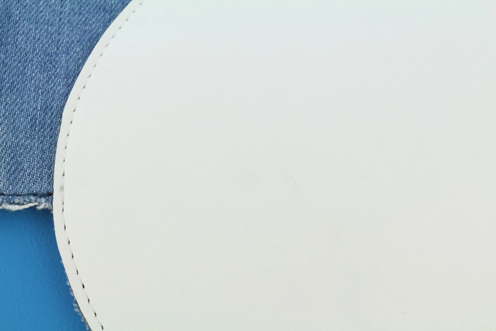 O BAG Glam Women's Bag OS Blue Denim Insert Chain Closure Shoulder Bag - O Bag